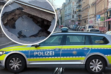 Leipzig: Plötzlich bricht die Straße ein! Verkehr im Leipziger Westen teilweise lahmgelegt