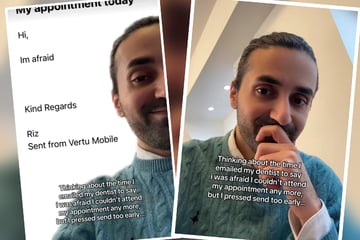 Mann schickt E-Mail an seinen Zahnarzt: Als er den Fehler erkennt, will er im Boden versinken