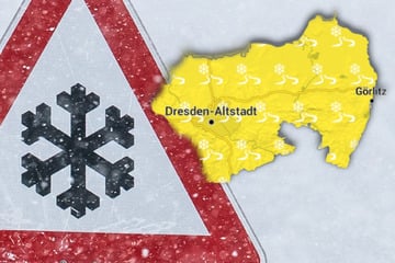 Warnung vor Glätte in Dresden: Polizei meldet mehrere Unfälle