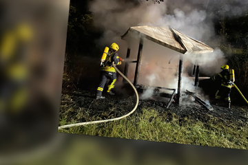 Feuer in der Nacht: Schutzhütte in Nideggen brennt nieder