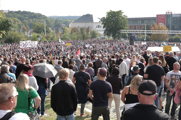 Politik-Wut in Plauen: Tausende Menschen gehen auf die Straße