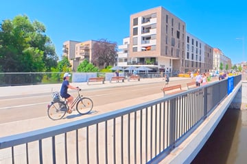 Endlich! Glück für Leipzig, dass dieser Brückenbau schon vor drei Jahren begonnen hat