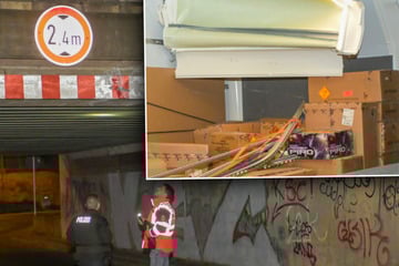 Höhe missachtet! Böller-Transporter kracht gegen sächsische Bahnbrücke