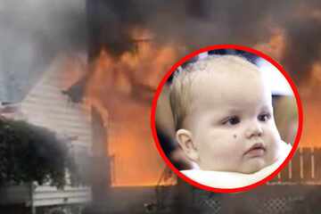 Mutter kann nur einen Zwilling aus brennendem Haus mitnehmen - Fremder rettet zweites Baby!
