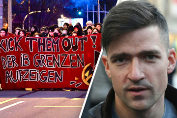Chemnitz: Rechtsextremist Martin Sellner in Chemnitz: Massiver Gegenprotest