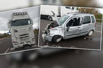 Sattelzug übersehen: Autofahrer bei Unfall auf B71 in Auto eingeklemmt