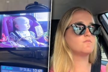 Mutter nutzt Baby-Cam im Auto: Als sie Video mehrfach prüft, traut sie ihren Augen nicht