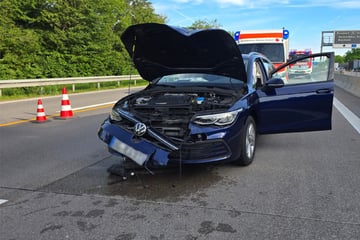 Unfall A5: Unfall im Berufsverkehr: Stau auf der A5 bei Weinheim