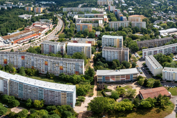 Chemnitz: Dieses Chemnitzer Wohngebiet findet seine innere Mitte und erhält Bronze-Platte