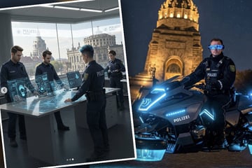 Schwebende Beamte und Hightech pur: Sachsens Polizei stellt sich Challenge