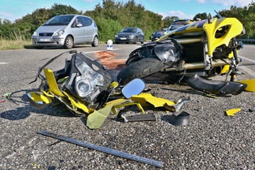 Schwerer Motorradunfall bei Stuttgart: Ein Verletzter