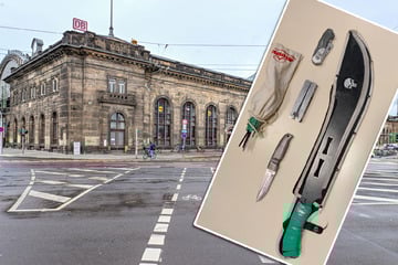 Dresden: Dichter Macheten-Mann vor Wald-Ausflug im Supermarkt erwischt