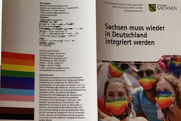 "Sachsen muss wieder in Deutschland integriert werden": Was hat es mit diesem Flyer auf sich?