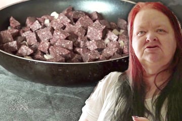 Gewöhnungsbedürftiges DDR-Pfannengericht: Aber Frührentnerin Jana schmeckt's