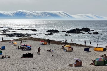 Seltenes Phänomen verängstigt Strand-Besucher