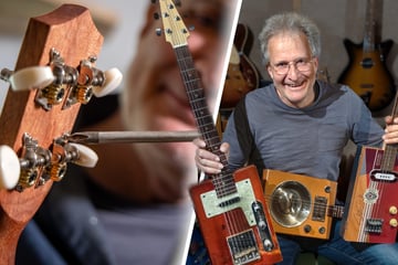 Chemnitz: Sachse baut Gitarren aus Zigarrenkisten