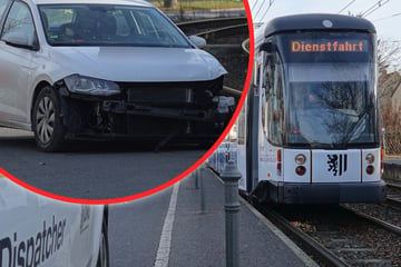 Straßenbahn übersehen? Unfall in Dresden-Hellerau