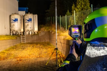 Stickstoff-Alarm sorgt für Gefahrguteinsatz im Erzgebirge