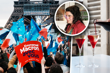 Curieuse élection en France: voter avec des cocktails et un clip sur le nez