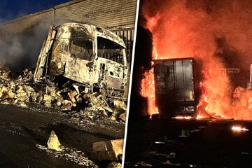 Inferno auf der A2: Lkw steht nach Unfall in Vollbrand