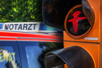 Chemnitz: Chemnitz: Junge (11) geht bei Rot über Ampel und wird von Auto erfasst