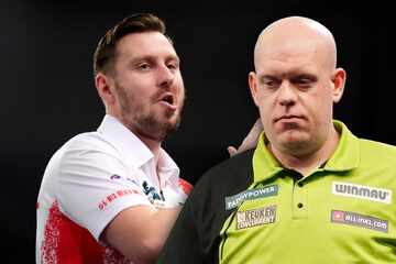 Zu "verwöhnt"? Deutscher Darts-Star attestiert abgestürztem van Gerwen fehlende "Gier"