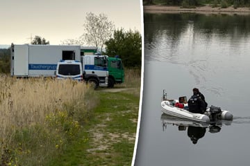 Dresden: Vermisstensuche mit Tauchern an Dresdner Kiesgrube geht weiter