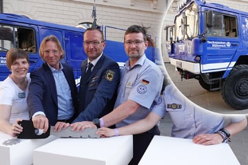 Dresden: Neuer "Job" für alten THW-Kran: Dresdner können ihn im Museum bestaunen