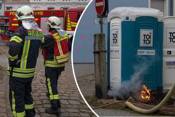 Zum zweiten Advent: Dixi-Klo in Brand gesteckt