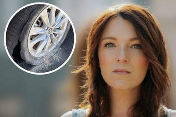 Großer Schreck im Urlaub: Iris Mareike Steen platzt bei 120 km/h der Reifen