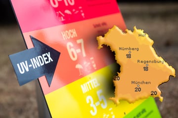 Wetter in Bayern: Sonne satt und hohe UV-Strahlung