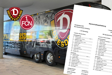 Dynamo in Nürnberg live: Die Aufstellung ist da! Er hat das Rennen auf der rechten Außenbahn gemacht