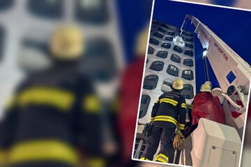 München: Mahatma Pech: Windböe sperrt Handwerker im 13. Stock ein