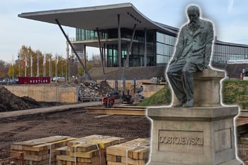 Dresden: Statue des Weltliteraten seit Monaten verschwunden: Wer hat Dostojewski vom Elbufer entführt?
