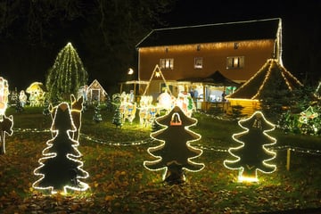 Sachsen: An diesem Haus leuchten rund 100.000 Weihnachts-Lämpchen