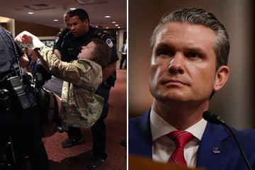 US veterans arrested over protest at Pete Hegseth confirmation hearing