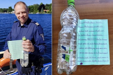 Mädchen (10) verschickt Flaschenpost und erhält Antwort - von der Polizei