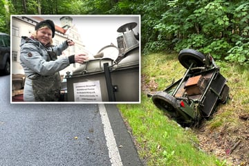 Geisterfahrer schuld: Wasserfall-Wirtin mit Gulaschkanonen-Unfall