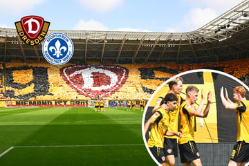 Dynamo feiert vor dem vollen K-Block den ersten Dreier der Saison