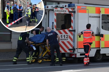 Leipzig: Großeinsatz im Leipziger Norden! Mann wird von Frau attackiert und lebensbedrohlich verletzt