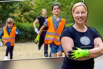 Leipzig: "Plogging": Wie eine Leipziger Professorin Kindern Beine macht