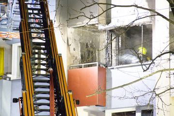 Frankfurt: Flames rage in the apartment building: Any help comes too late for a dog
