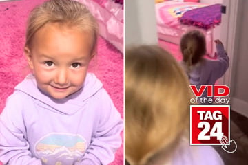 Viral Video of the Day for October 19, 2024: Young girl shows dad "new piggy bank concept," with slight issue!