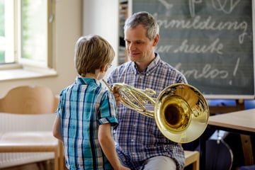 Dresden: Blechblas-Instrumente aller Art: Hier können Kinder in Dresden ihre Künste testen