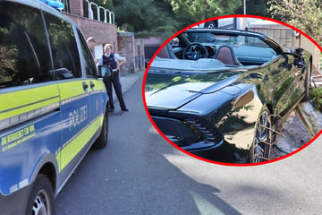 Teurer Crash in Heidelberg: Aston Martin kracht gegen Hauswand