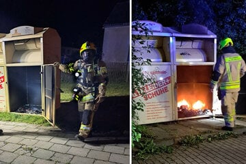 Altkleider in Flammen: Feuerteufel zündelt in Blankenburg
