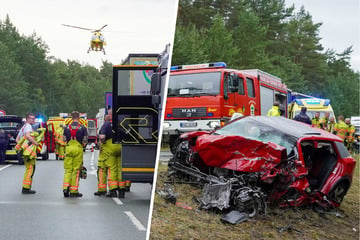 Audi-Fahrerin kollidiert mit drei Fahrzeugen und stirbt: Bundesstraße stundenlang gesperrt