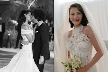 Selena Gomez shows off all three of her stunning bridal gowns in new wedding snaps