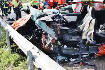Frontalcrash mit Lkw auf der B29: 22-Jähriger muss per Hubschrauber ins Krankenhaus geflogen werden