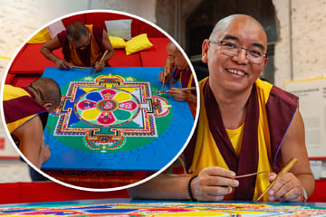 Dresden: Mandala der Liebe: Was machen tibetische Mönche im Japanischen Palais?